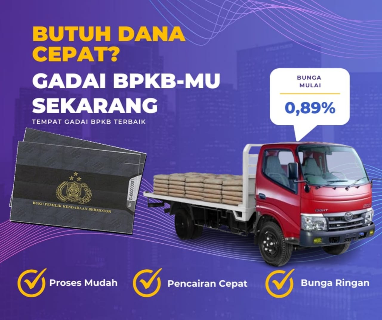 Pinjaman Dana Jaminan Bpkb Mobil Truck Toyota Dyna Rino St Dapat Pinjaman Berapa? Seperti Ini Simulasinya